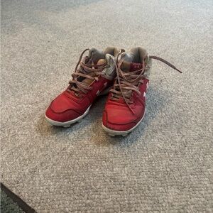 Under Armour Red Youth Baseball Cleats